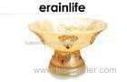 Fresh Fruit Tray Holder Polyresin Material Gold Color European Style