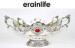 Metal Modern Fruit Tray Home Decorative Bowls With Two Handle
