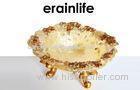 Luxury Gold Polyresin Fruit Tray REACH Home Decorating Items