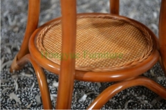 Natural rattan wicker material table chairs for living room