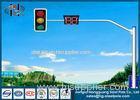 Tapered Round Traffic Sign Poles With Single or Double Outreach Arms