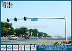 Weather Resistance Octagonal Traffic Signal Pole Hot Dip Galvanization