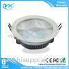 Long Lifespan 12W AC 100 - 240V Recessed LED Downlight For Living Room