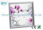24w LED Panel Lights For Home With Flower Pattern / 120 Degree Beam Angle