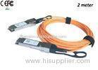 2 Meter AOC Cable QSFP-H40G-AOC2M For 4G / 8G / 10G Fibre Channel