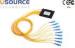 SC / LC / FC / ST Passive Optical Splitter 2 In 1 Out 1260nm ~ 1620nm Wavelength