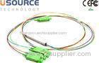 Outdoor 4 Way Optical Splitter Planar Lightwave Circuit Optical Output Splitter