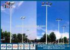 Weather Resistance Outdoor Steel Tubular Floodlight Pole for Parking lot Lighting