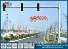 Traffic Lighting Steel Tubular Pole with Single Arm for Traffic Industry