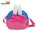 Pink Cute Rabbit Kids Sling Bag / Waterproof Shoulder Bag for Girls