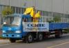 Durable XCMG Transportation Truck Mounted Crane With 6300kg Max Lifting Capacity