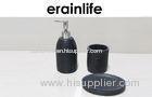 Oblate Modern Bathroom Accessories Sets Natural Sandstone Soap Dispenser