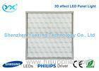 Aluminum + PC Office LED Panel Light 40W IP44 With Epistar Chip 100 - 240 V