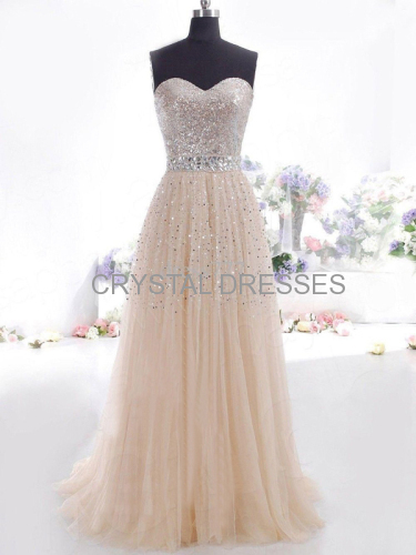 long prom dress evening prom dress sexy prom dress Beading prom dress Tulle prom dress cocktail prom dress