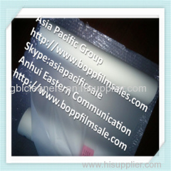 Soft-touch velvet BOPP thermal laminating film with EVA adhesive coating