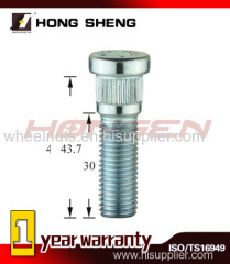 Stud bolt knurl stud bolt