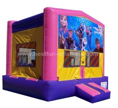 Full printing Frozen inflatable bouncer castle