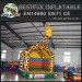 Giraffe theme park inflatable bouncer for kids