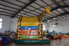 Giraffe inflatable children bounce house trampoline