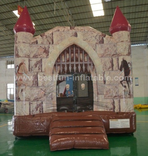 Knight inflatable bouncer commercial bouncy castle