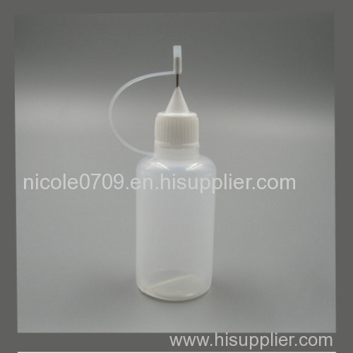 15ml Plastic e liquid dropper bottle with stainless needle tip
