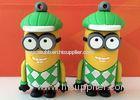 Cute PVC OTG USB Flash Drive Minion Shaped Promotion Gifts For Kids