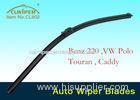 POM Material Adaptor Rubber Auto Wiper Blades For Benz 220 VW Touran Caddy