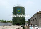 Glass Fused To Steel Water Tanks / Grain Storage Silos Dark Blue