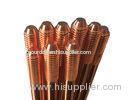 OEM Double heads thread copper bonded grounding rod / electrode