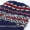 Customized Fashion Blue Comfortable Women Knitted Hat For Winter
