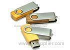 8GB / 16GB Wooden USB Flash Drive Swivel With Logo Customized