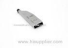 Thin 4GB Metal Key USB Flash Drive Password Protection With Logo Printed