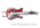 64GB Metal USB Flash Drive Custom Printed USB Drives Guitar Shaped