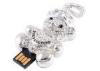 Silver Diamond Gift USB Flash Drive / USB Flash Thumb Drive 2GB