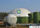 Bolted Glass Fused to Steel Waste Water Storage Tanks Large Volume