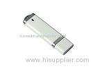 Hi-Speed White Plastic 64GB USB 3.0 Flash Drive Thin With Keyring