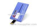 Customized Credit Card Shape USB Flash Drive Password Protect