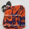 Orange Printing Lady Scarves Buying Agents Customer Design Welcome
