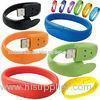 High Capacity 16GB USB 2.0 Flash Drive Customize Silicone Bracelets