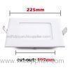 Warm White Flat Square LED Panel Light Aluminum Housing For Office