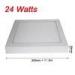 Drop Ceiling Flat Square LED Panel Lights 24W High Power Anti Shock