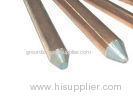 Copper Bonded Standard Earthing Rods / Grounding rods 12mm 17mm 18mm