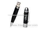 Black 2GB Branded Cool USB Flash Drives Engraved With Laser Light