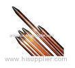 Stand copper lightning rods with One head flat and another head point