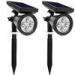 Waterproof LED Solar Spotlight / Security Solar Landscape Lights