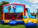Commercial frozen inflatable bouncer with slide for sale