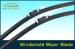 High Carbon Steel Windshield Wiper Blades For BMW / Benz / Touran / Audi