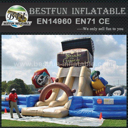 Inflatable sport game Treasure climbing inflatable slide