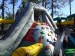 Dinosaur Paradise inflatable slide