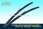 Compatible Adaptors Rubber Flat Hybrid Wiper Blades Corrosion Resistant CE